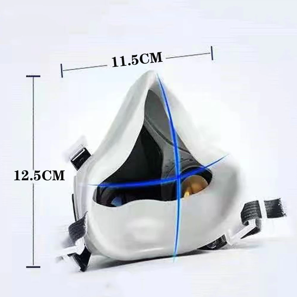 6200 Half Face Dust Gas Mask Respirator For Industrial Paint Spray Chemical Organic Vapor With Filters Protection Widely Used