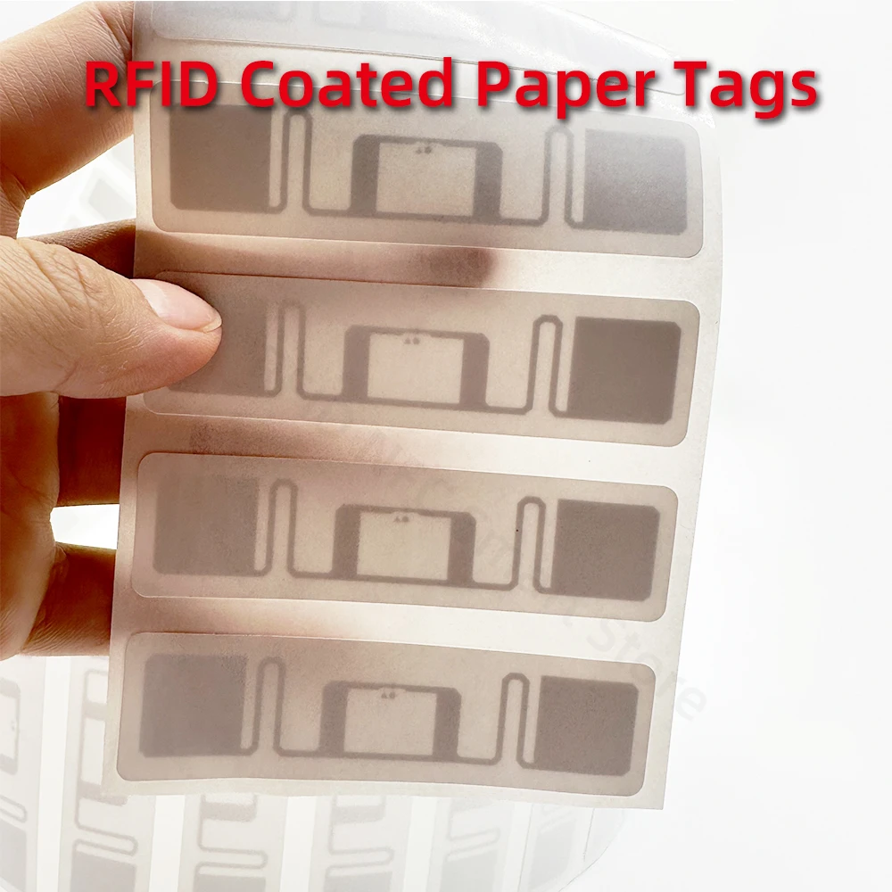 UHF RFID Tag 860-960MHz Long Range EPC Gen2 U9 Alien H9 Chip RFID Sticker Adhesive Sticker ISO18000 6C RFID UHF Wet Inlay 10pcs