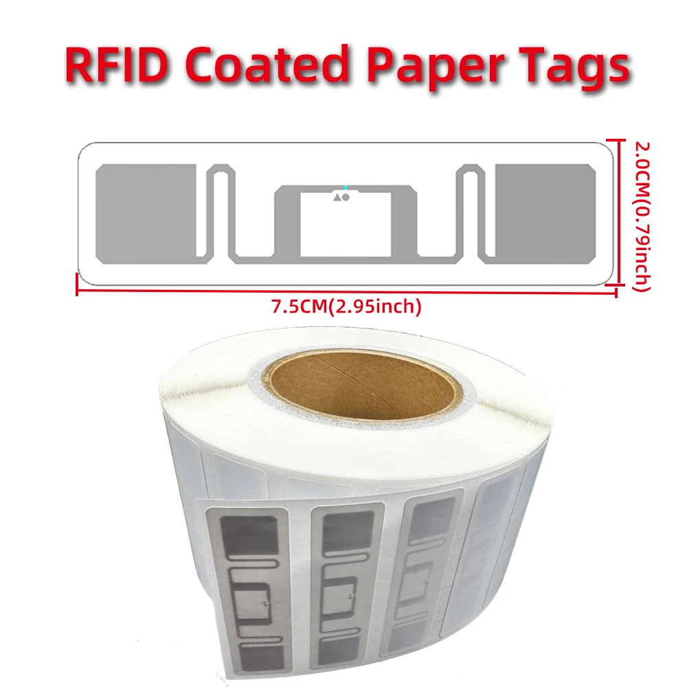UHF RFID Tag 860-960MHz Long Range EPC Gen2 U9 Alien H9 Chip RFID Sticker Adhesive Sticker ISO18000 6C RFID UHF Wet Inlay 10pcs