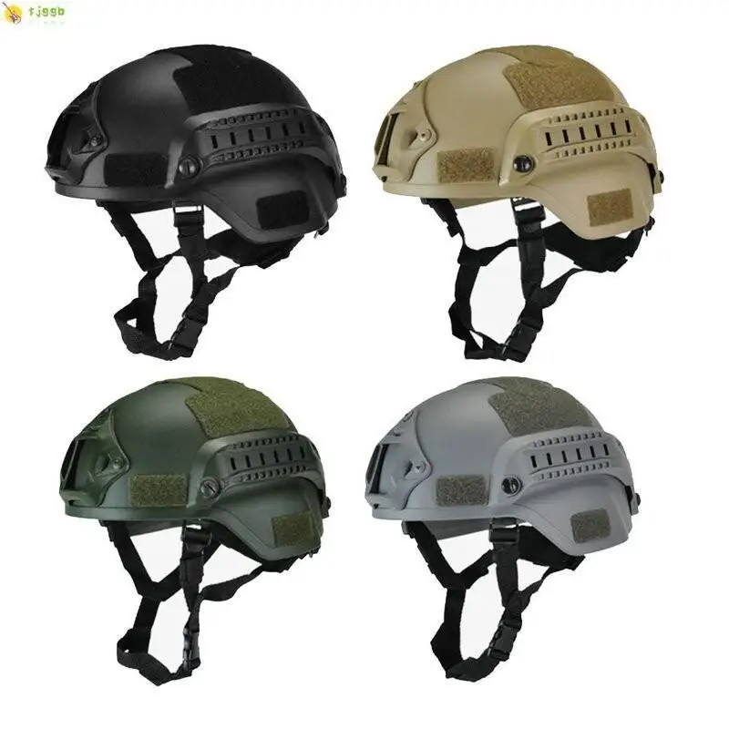 Military Helmet Kids Adults CS War Gaming Cosplay Outdoor Sports ABS Thickened Camouflage Army Helmet Head Protective Equipment