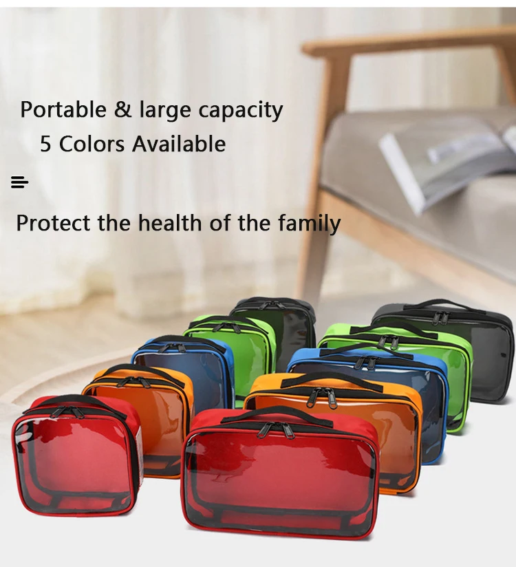 Outdoor Travel Portable Medical Storage Bag Large Capacity Oxford Home Medicine Pill First Aid Kit Medical Emergency Kits Bag