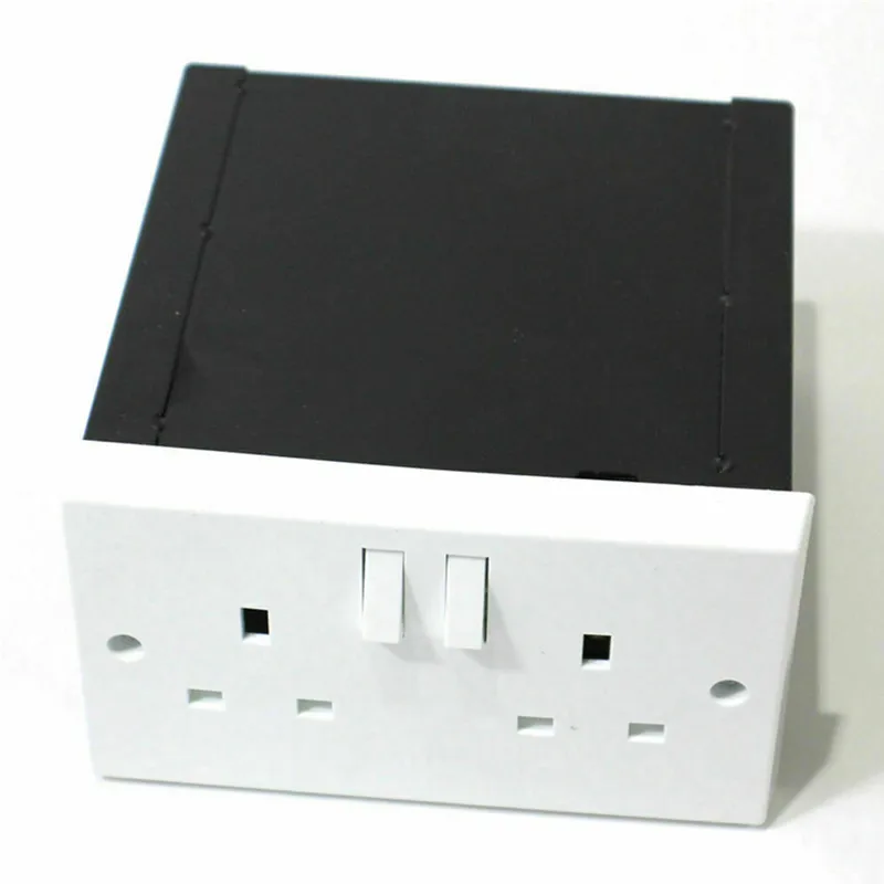Imitation Double UK Plug Socket Wall Security Secret Hidden Stash Box Covert Diversion Safe