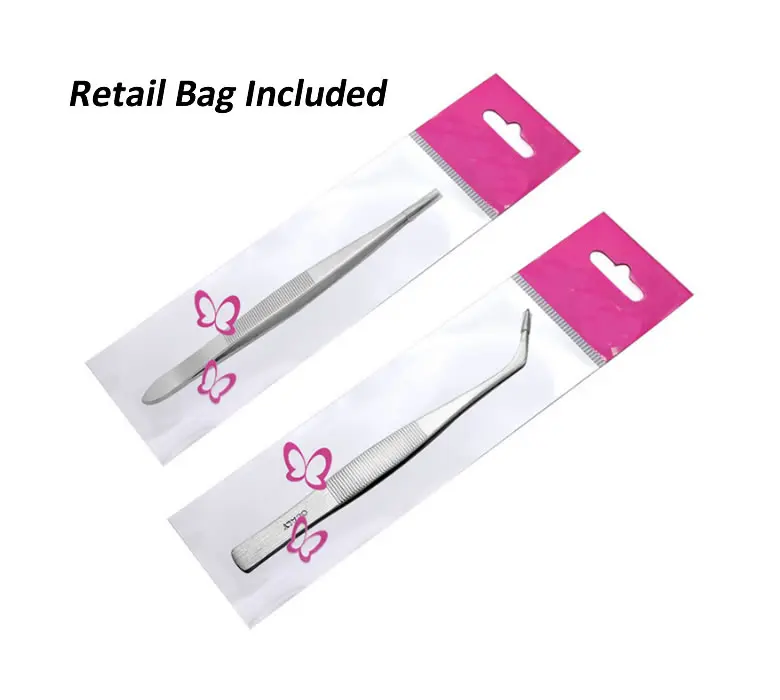 Multifuctional Portable Stainless Steel Tweezers Grip Small Things For Makeup First Aid Kits Supplies Hand Craft Phone Repairing