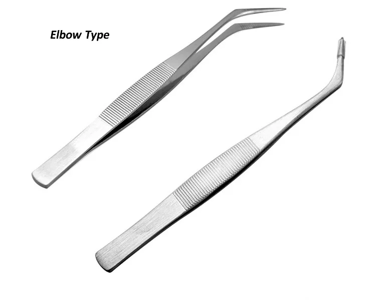 Multifuctional Portable Stainless Steel Tweezers Grip Small Things For Makeup First Aid Kits Supplies Hand Craft Phone Repairing