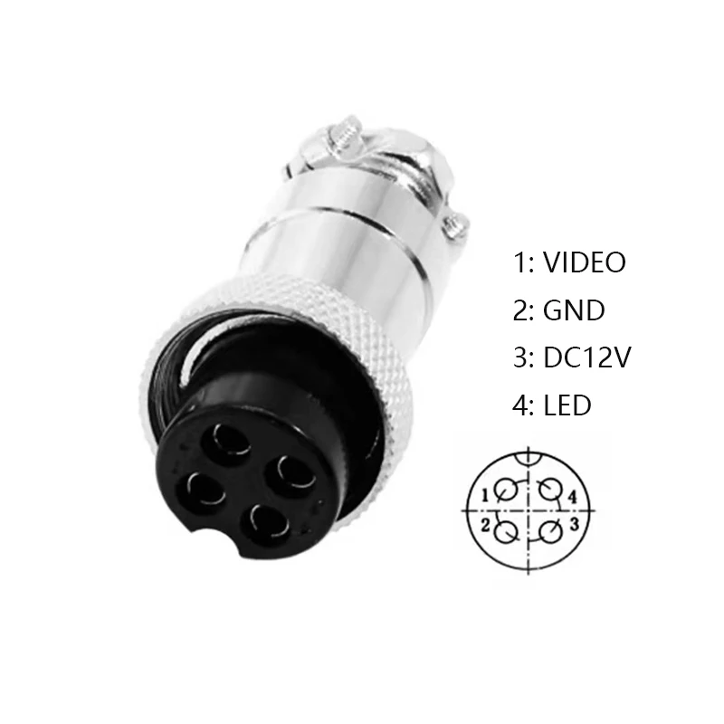 Female Connector Accessories,Pipe Sewer Pipeline Industrial Endoscope Camera Cable PCB Gasket Connection Line Repair Replacement