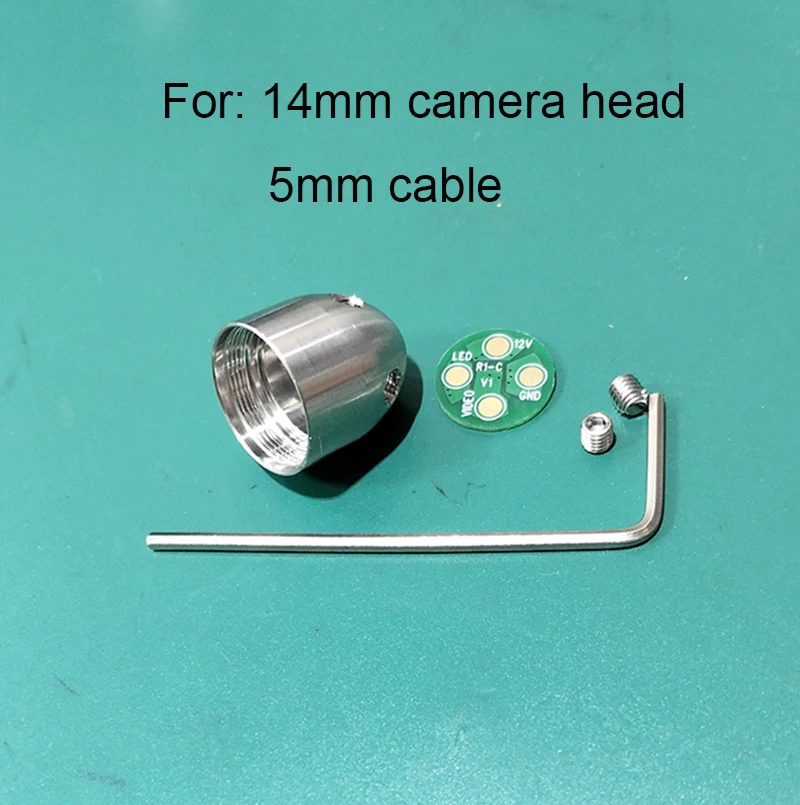 Female Connector Accessories,Pipe Sewer Pipeline Industrial Endoscope Camera Cable PCB Gasket Connection Line Repair Replacement
