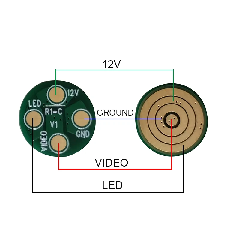 Female Connector Accessories,Pipe Sewer Pipeline Industrial Endoscope Camera Cable PCB Gasket Connection Line Repair Replacement