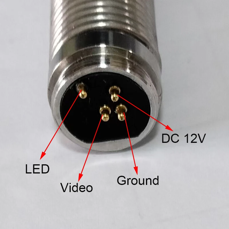 Female Connector Accessories,Pipe Sewer Pipeline Industrial Endoscope Camera Cable PCB Gasket Connection Line Repair Replacement