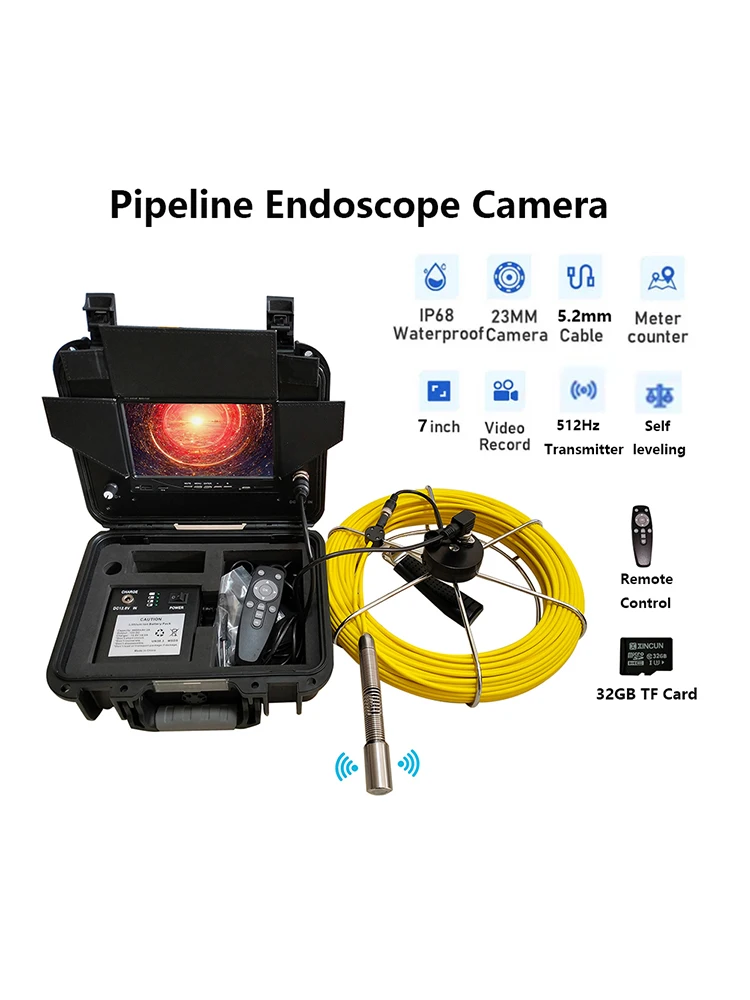 Female Connector Accessories,Pipe Sewer Pipeline Industrial Endoscope Camera Cable PCB Gasket Connection Line Repair Replacement