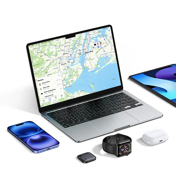UGREEN Smart Tag Bluetooth Tracker, Keys Finder Item Locator SmartTag Up to 2 Year Battery For iPhone Apple Find My (only IOS)