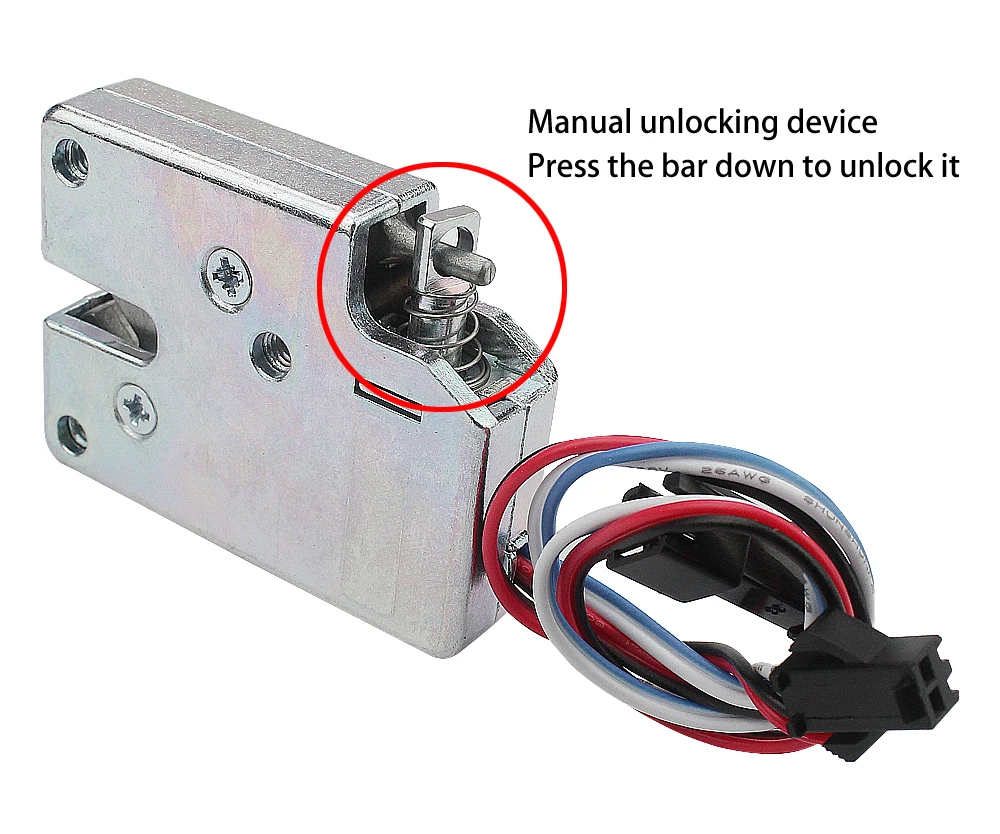 Mini locker door lock DC5v12v24v electric control lock small electronic lock smart mailbox lock magnetic lock