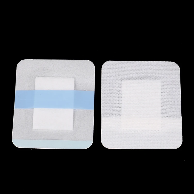 10Pcs Large Size Hypoallergenic Non-woven Medical Adhesive Wound Dressing Band aid Bandage Large Wound First Aid 6*7cm