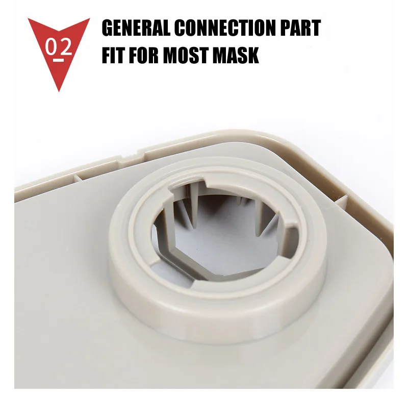 5N11 Cotton Filters For 6200/7502/6800 Gas Dust Mask Accessories 501 Filters Cover 603 Pre-Filter Adapter Replaceable Filters