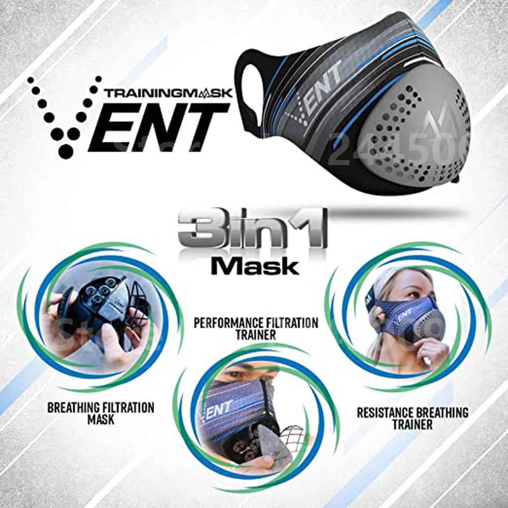 Sport training Masks 2.0 Running Fitness Gym Workout Cycling Elevation High Altitude Training Masks 3.0