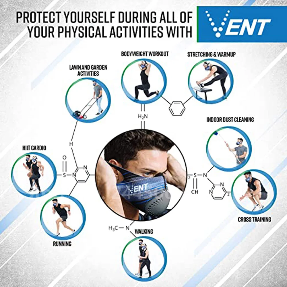 Sport training Masks 2.0 Running Fitness Gym Workout Cycling Elevation High Altitude Training Masks 3.0