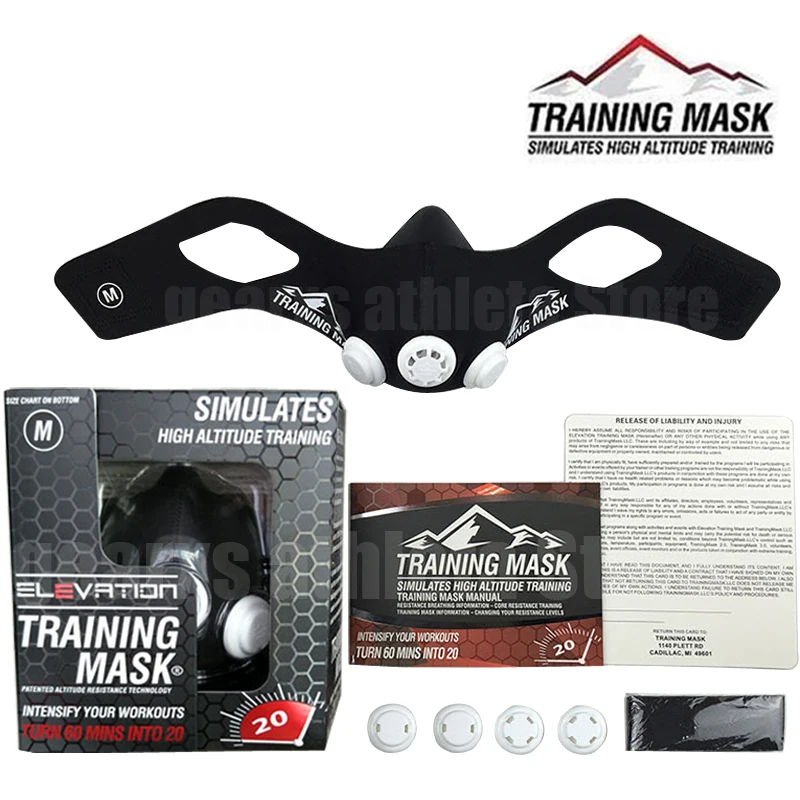 Sport training Masks 2.0 Running Fitness Gym Workout Cycling Elevation High Altitude Training Masks 3.0