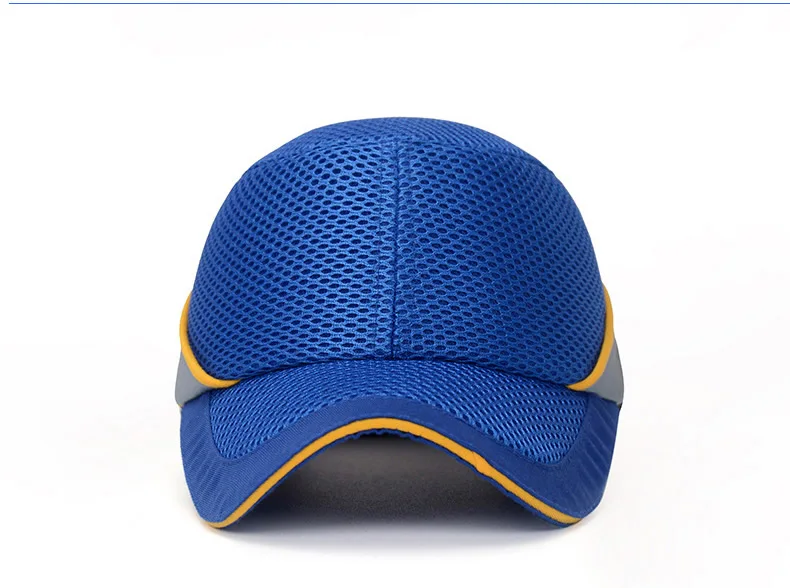 Net Cloth Hi-Viz Anti-collision Hard Hat Work Safety Bump Cap Baseball Hat Style Helmet Head Protection Repairing