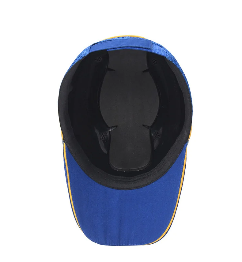 Net Cloth Hi-Viz Anti-collision Hard Hat Work Safety Bump Cap Baseball Hat Style Helmet Head Protection Repairing