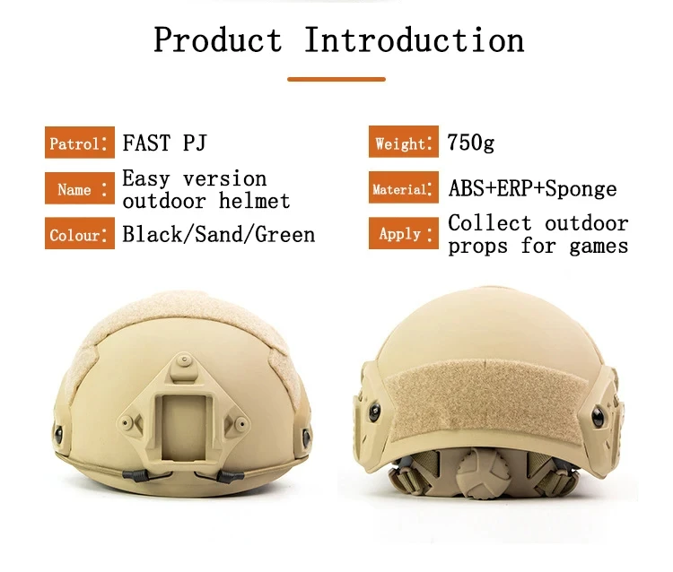 BOOIU FAST Helmet MH PJ BJ Airsoft TacticsHelmets ABS Outdoor CS Paintball Shooting Game Protective Equipment