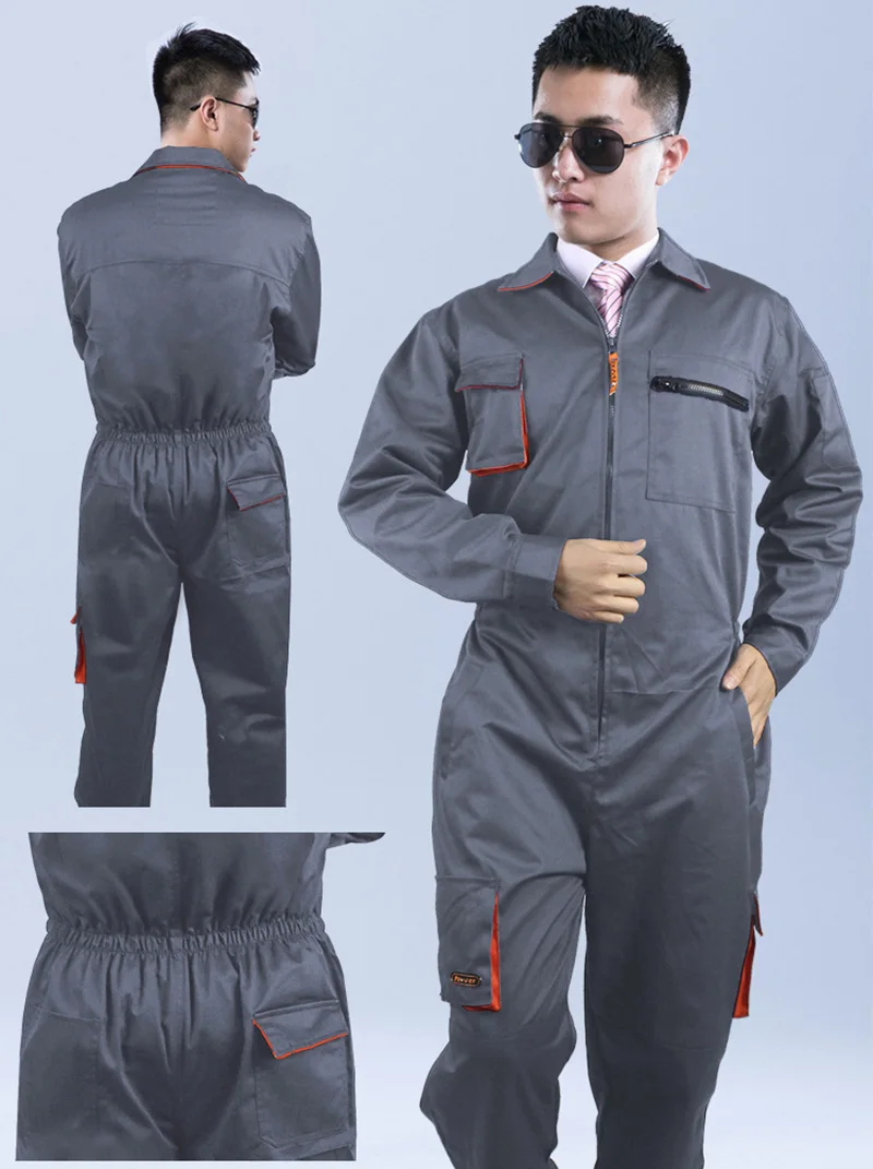 2023Work Overall Uniform Men Women Working Coveralls Welding Suit Car Repair Workshop Mechanic Plus Size Clothes