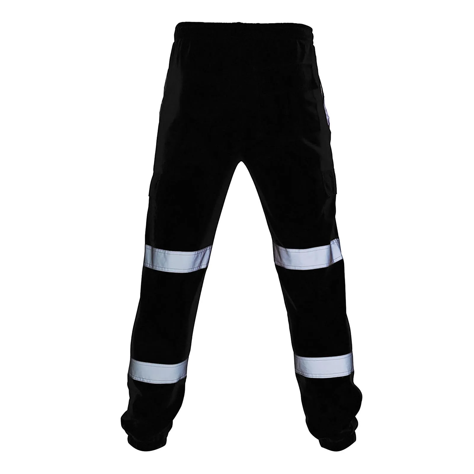 New Men'S Safety Work Clothes Casual Pants Road Work High Reflective Strips Pants High Visibility Overalls Joggers Workwear