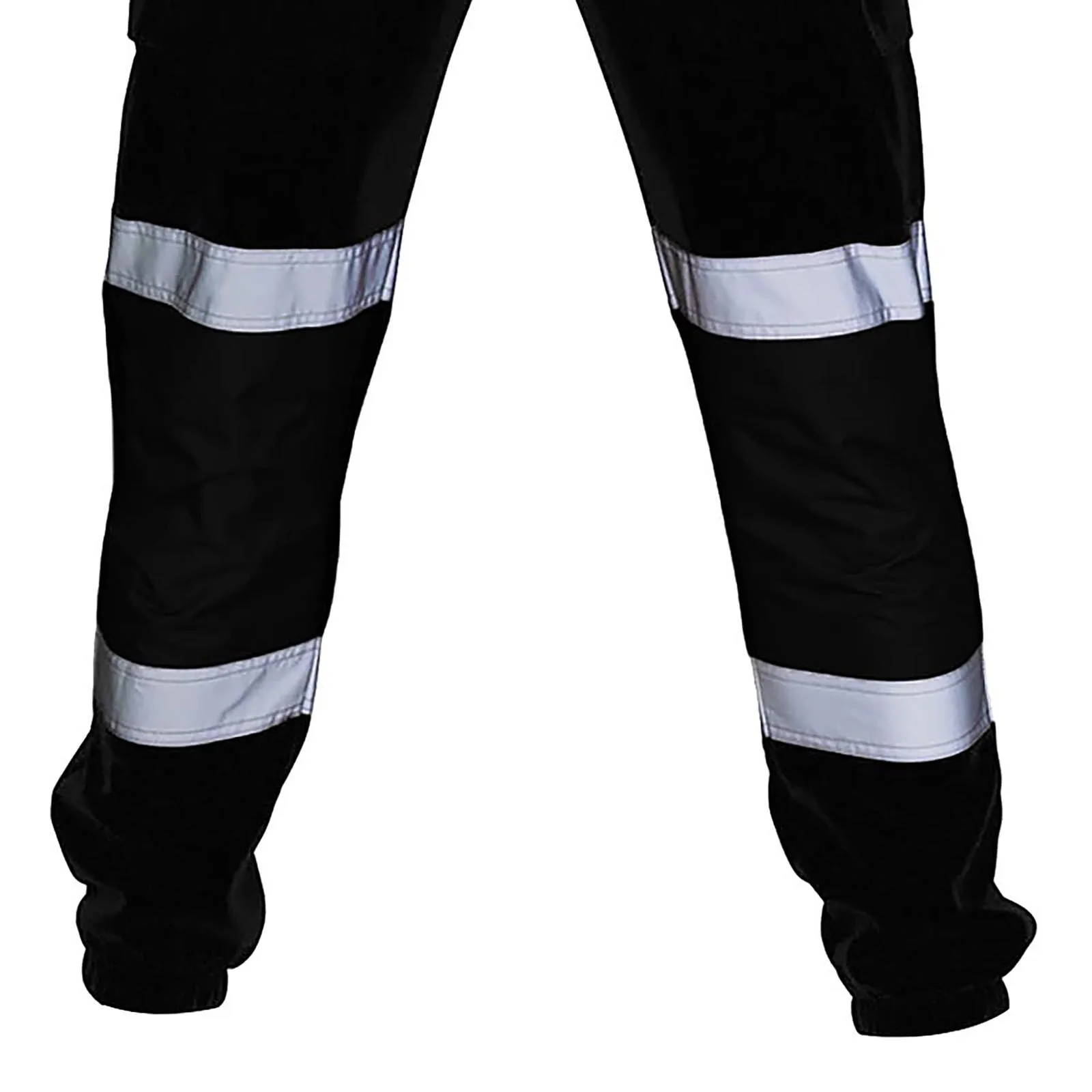 New Men'S Safety Work Clothes Casual Pants Road Work High Reflective Strips Pants High Visibility Overalls Joggers Workwear