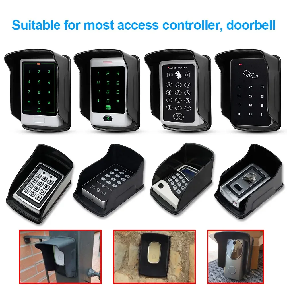 5YOA Case Cover Shell Waterproof Doorbell Rainproof Plastic Keypad Protection Controller Camera Accessories Outdoor Button