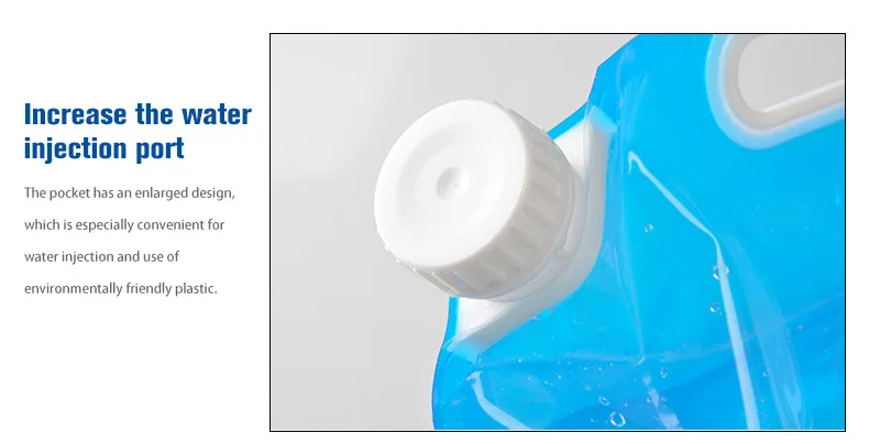 3L/5L/8L/10L/15L Outdoor Collapsible Bucket Foldable Water Bag Survival Water Storage Portable Water Carrier Container Camp Hiki