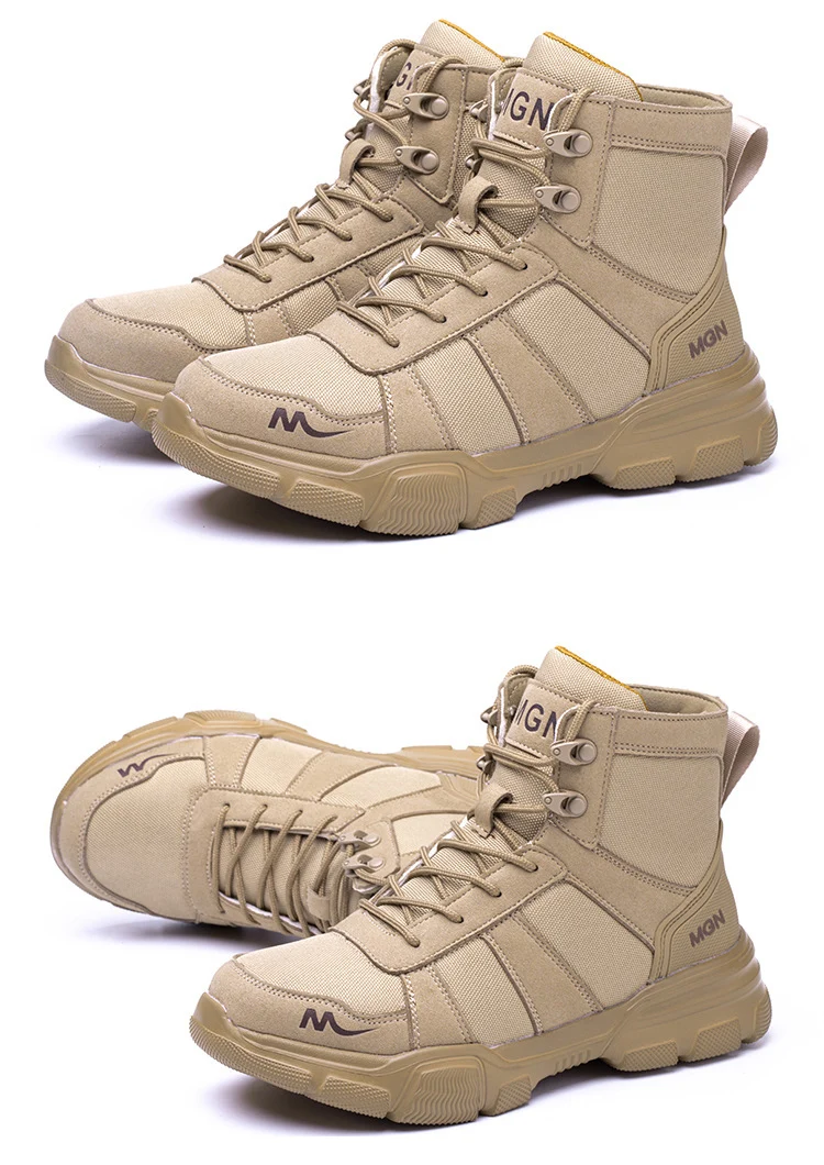 Steel Toe Shoes for Men Women Lightweight Anti-smash Steel Toe Sneakers Indestructible Work Boots Construction Safety Shoes
