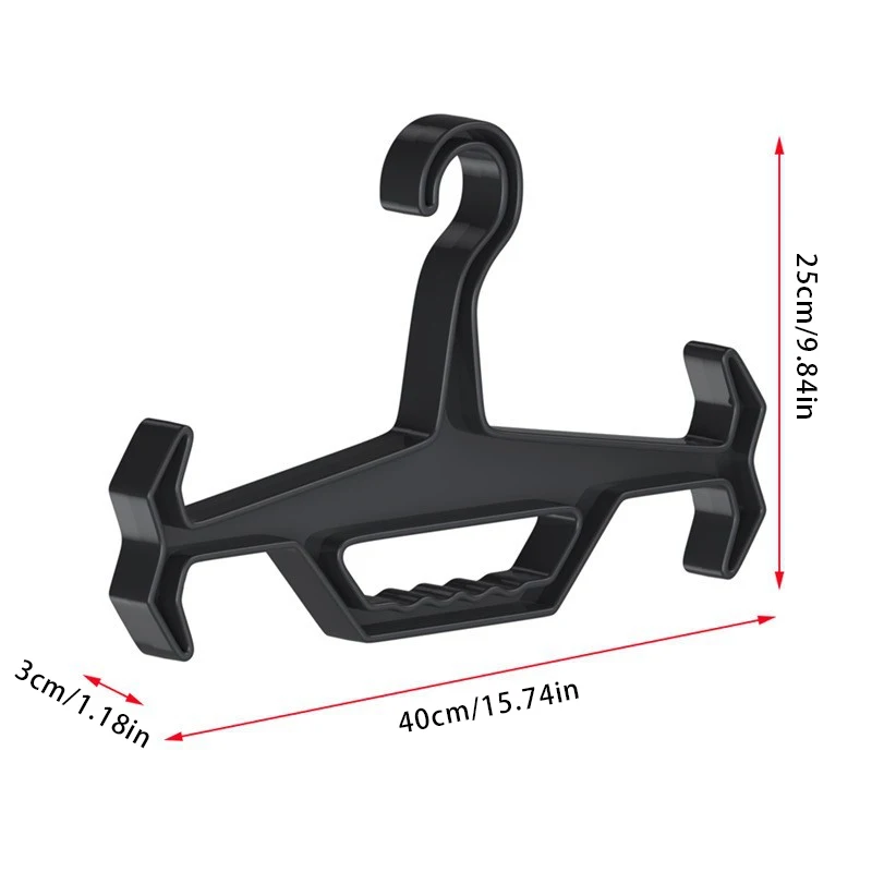 1pc Multifunctional Hanger Tactical Vest Display Hanger Military Fan Outdoor Training Thickened Non-Slip Plastic Hanger