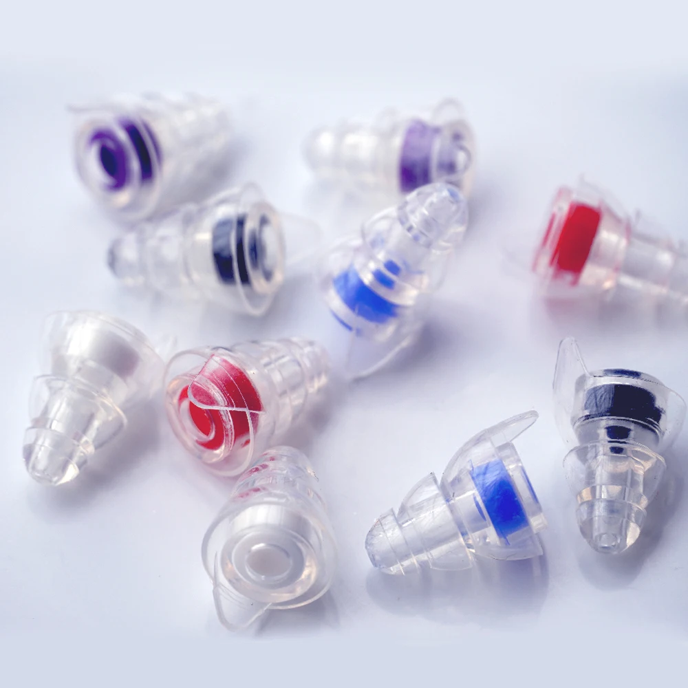 Silicone Earplugs High Fidelity with Storage Box for Concerts Musicians Motorcycles Noise Sensitivity Conditions and More