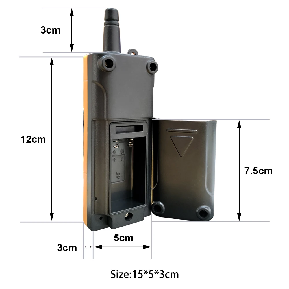 433Mhz Wireless 2/4/6 Button Industrial Remote Control Learning Code 1527 2000m Long Range Controller For Lamps Gate Door