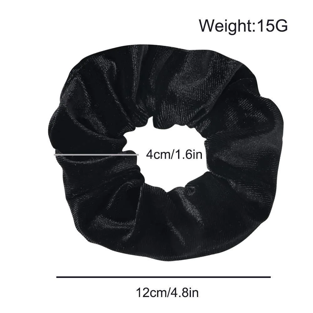 Arrived Zip Scrunchies Hidden Storage Earphones Money Keys Women Velvet Hair Tie Pocket Hair Styling Srunchies Ornaments