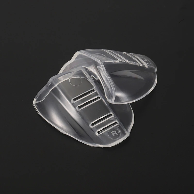 2Pcs Eye Flexible Clear Shields Side Safety Goggles Glasses Universal Anti Fog