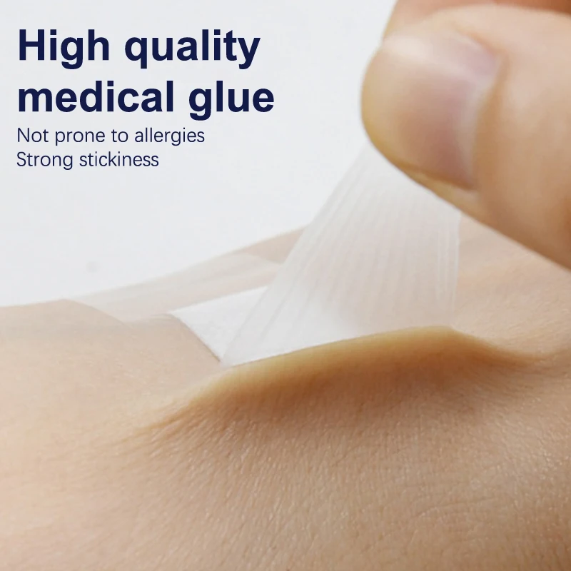 120pcs PU Transparent Waterproof Band Aid Adhesive Medical Strips Plaster For Wound Sports Bathing