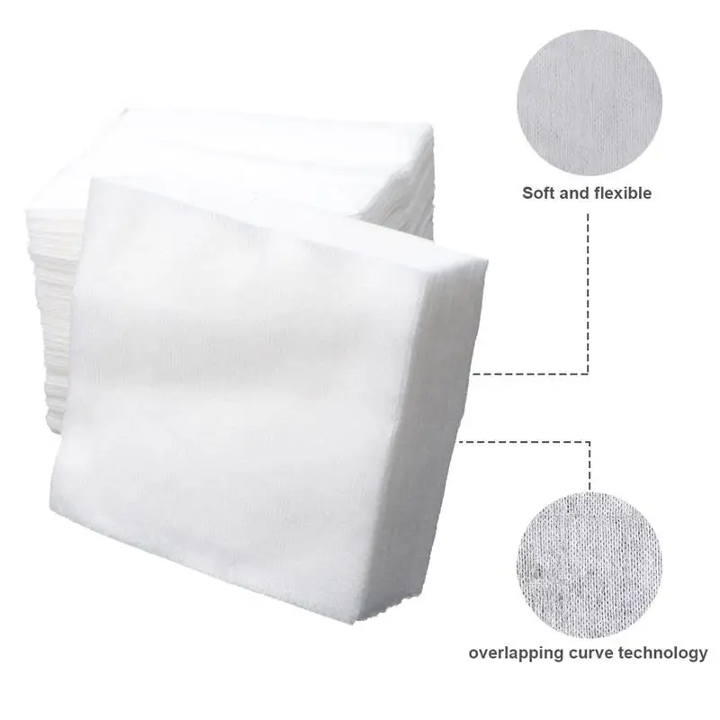 300PCS Flexible Breathable Non Woven Gauze Pads Sterile Gauze First Aid Supplies For Wound Care Unfolded Size 20 cm