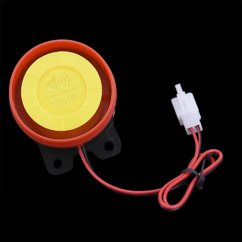 125dB Motorcycle Truck Bicycle Loud Horn 12V Electric Universal Air Raid Siren Alarm Safety Horn Accessories