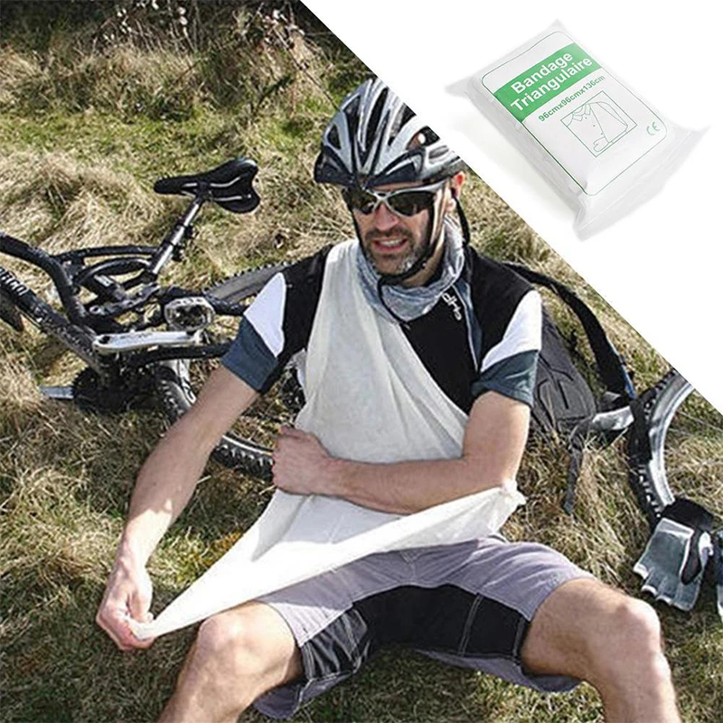 Medical Triangular Bandag Fracture Fixation Emergency Bandage First Aid Gauze Triangle Bandage