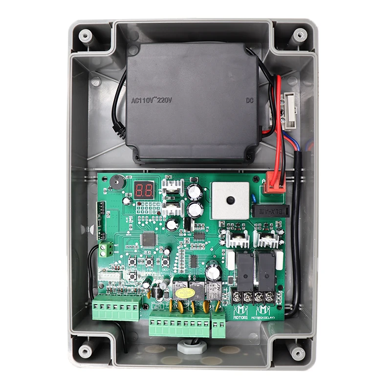 GALO DC24V Swing Gate Control Board Connect Back Up Battery Or Solar System With Remote Control Amount Optional