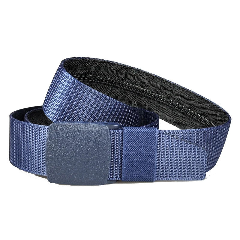 Travel Cash Anti Theft Belt Waist Bag Women Portable Hidden Money Strap Belt Wallet Waist Pack Men Secret Hiding Belt 120cm