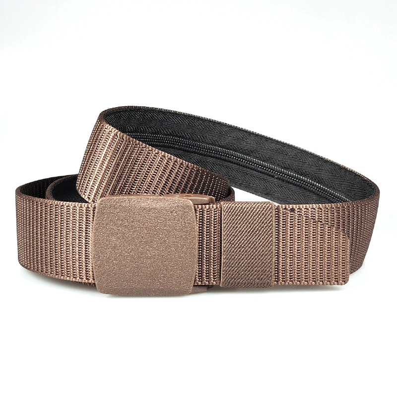 Travel Cash Anti Theft Belt Waist Bag Women Portable Hidden Money Strap Belt Wallet Waist Pack Men Secret Hiding Belt 120cm