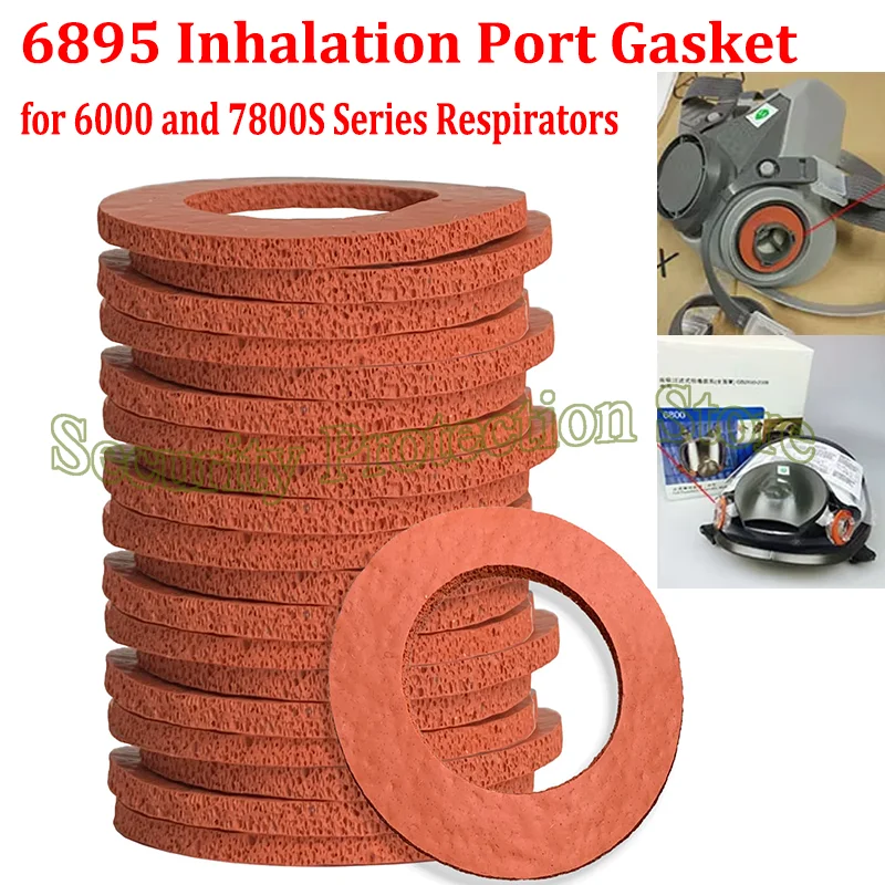 5-10pcs 6889 6895 6893 Inhale Valves Exhale Valves Silica Gel 6200 Mask Accessories Replace For 6200/7502/6800 Respirator