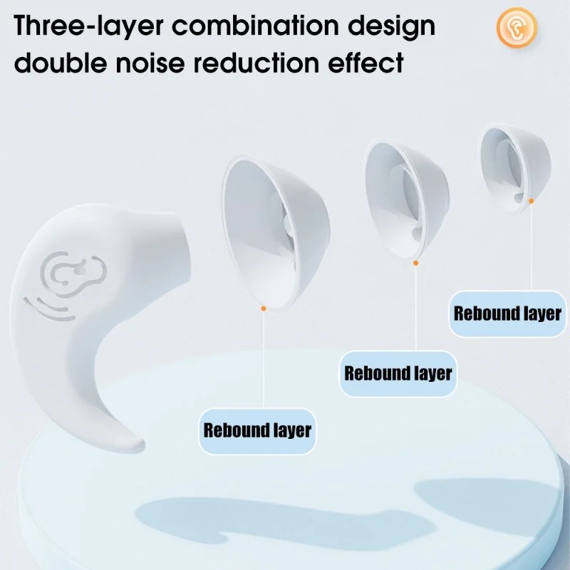 Sleep Noise Reduction Silicone Earplug Ear Protection Earplugs Anti-Noise Waterproof Plug For Travel Work Waterproof Earplugs