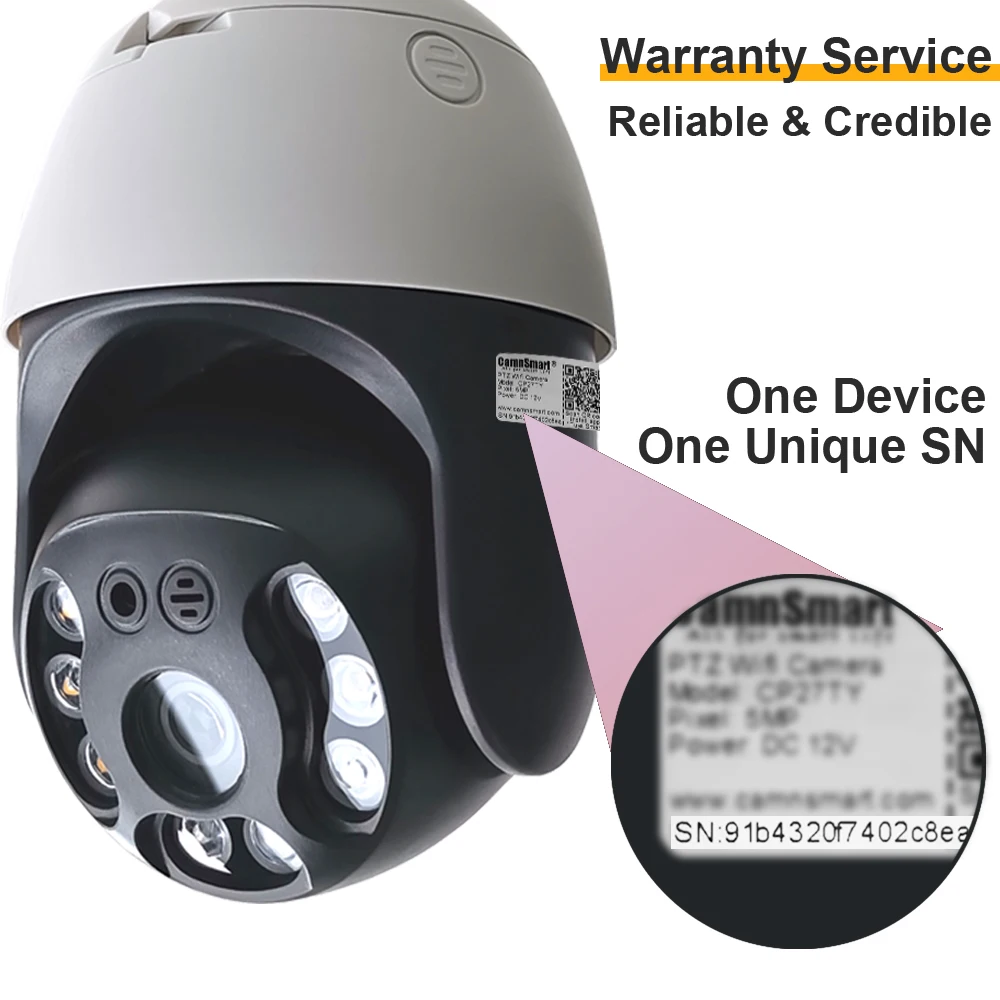 Ultra 6MP Outdoor Wireless WIFI Camera E27 Bulb Type for Smart Home Tuya APP IP66 Waterproof Auto Track Motion Detection