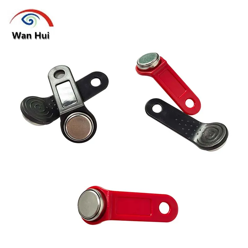 100pcs Dallas DS1990A DS1990A-F5 TM1990 TM1990A TM iButton READ-ONLY Touch Memory Key for Electronic Lock Door Access IB Tag