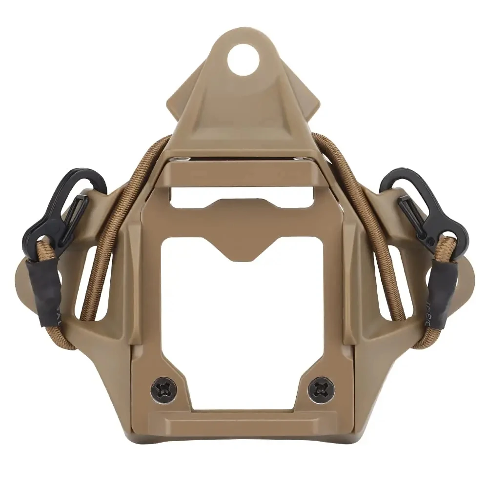 BOOIU Tactical Helmet Mount Adapter Night Vision Aluminum Alloy with Hook Rope NVG Helmet Bracket Accessories for FAST Helmet