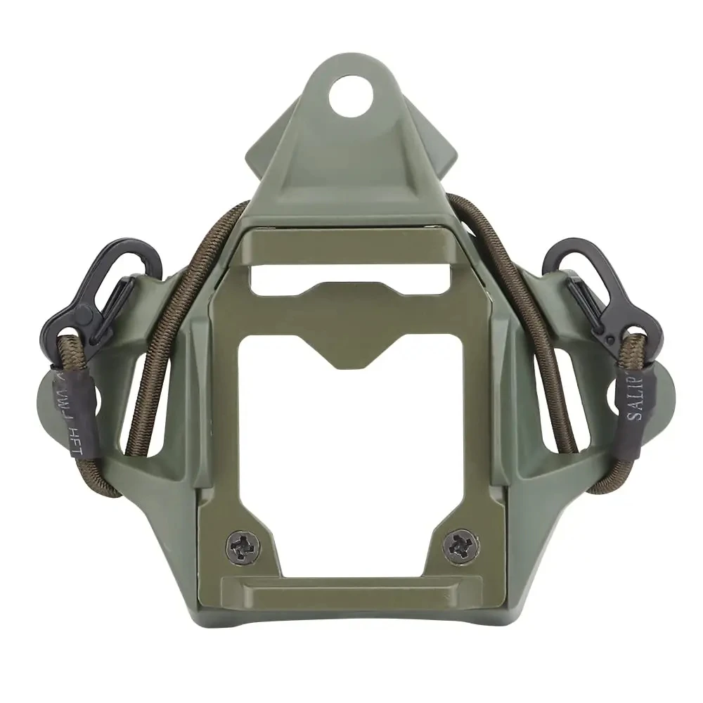 BOOIU Tactical Helmet Mount Adapter Night Vision Aluminum Alloy with Hook Rope NVG Helmet Bracket Accessories for FAST Helmet