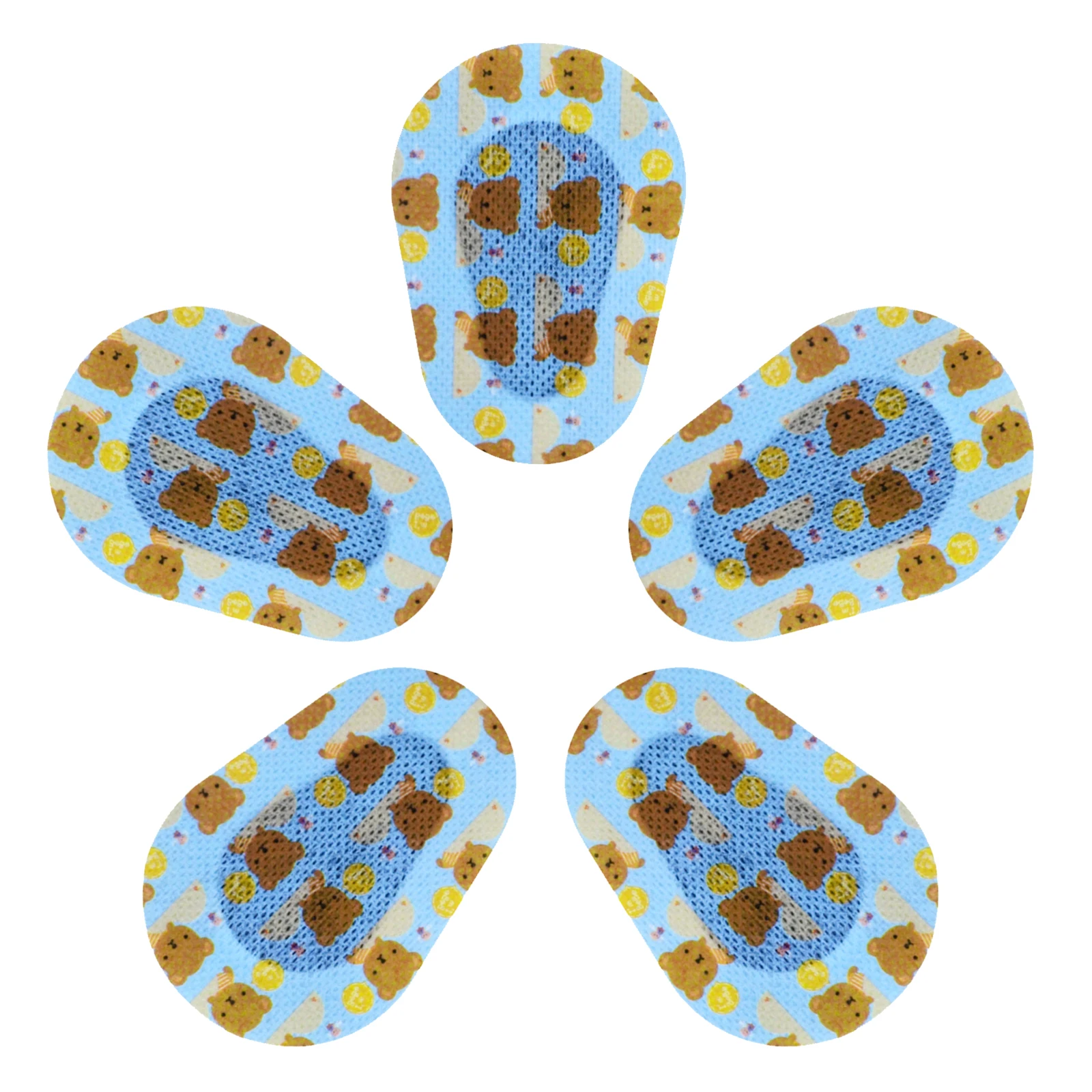 60Pcs 3 Color Cartoon Adhesive Eye Patches Bandage Kids Girls Boys Eye Pad Band Aid Breathable Amblyopia Lazy Eye Protect Eyesig