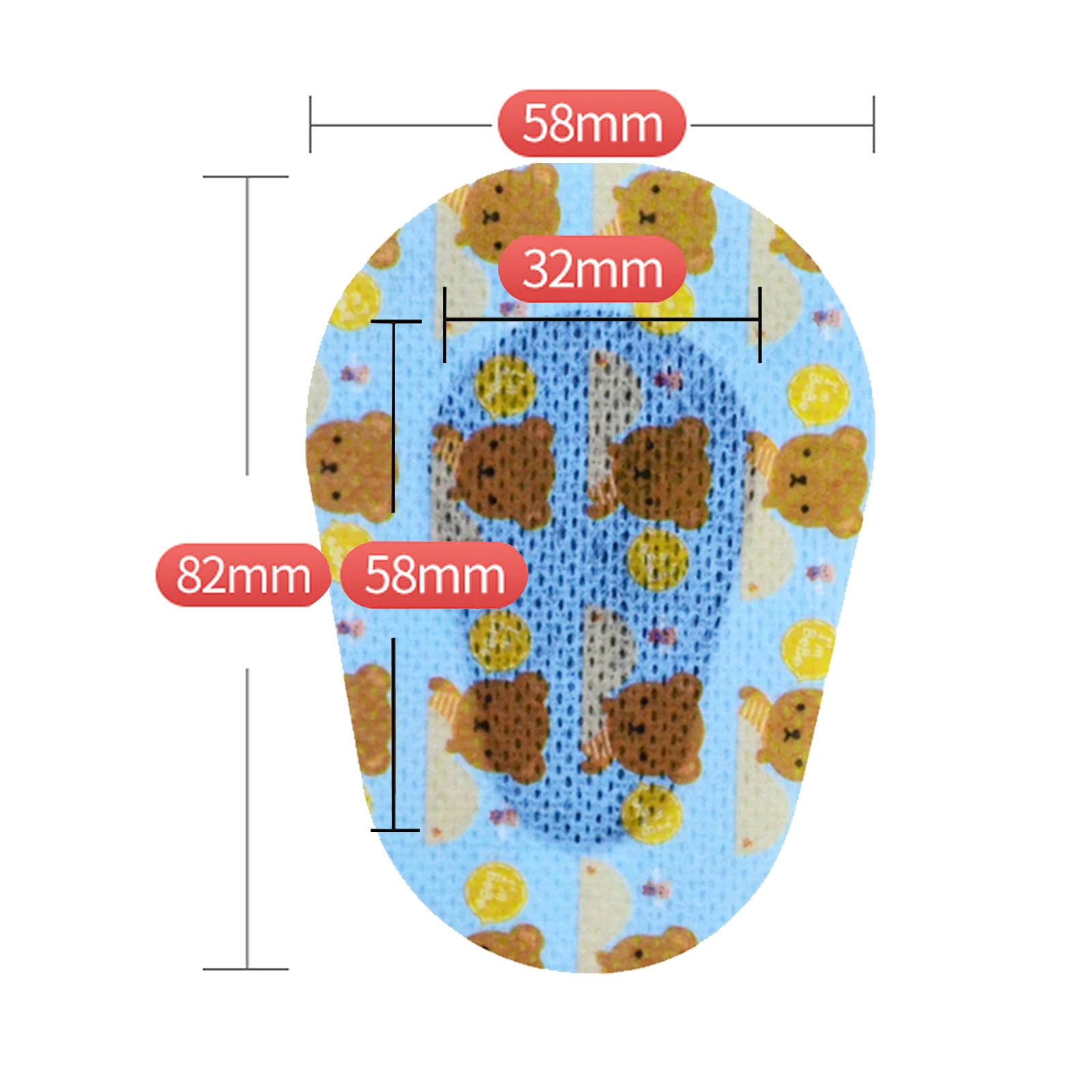 60Pcs 3 Color Cartoon Adhesive Eye Patches Bandage Kids Girls Boys Eye Pad Band Aid Breathable Amblyopia Lazy Eye Protect Eyesig