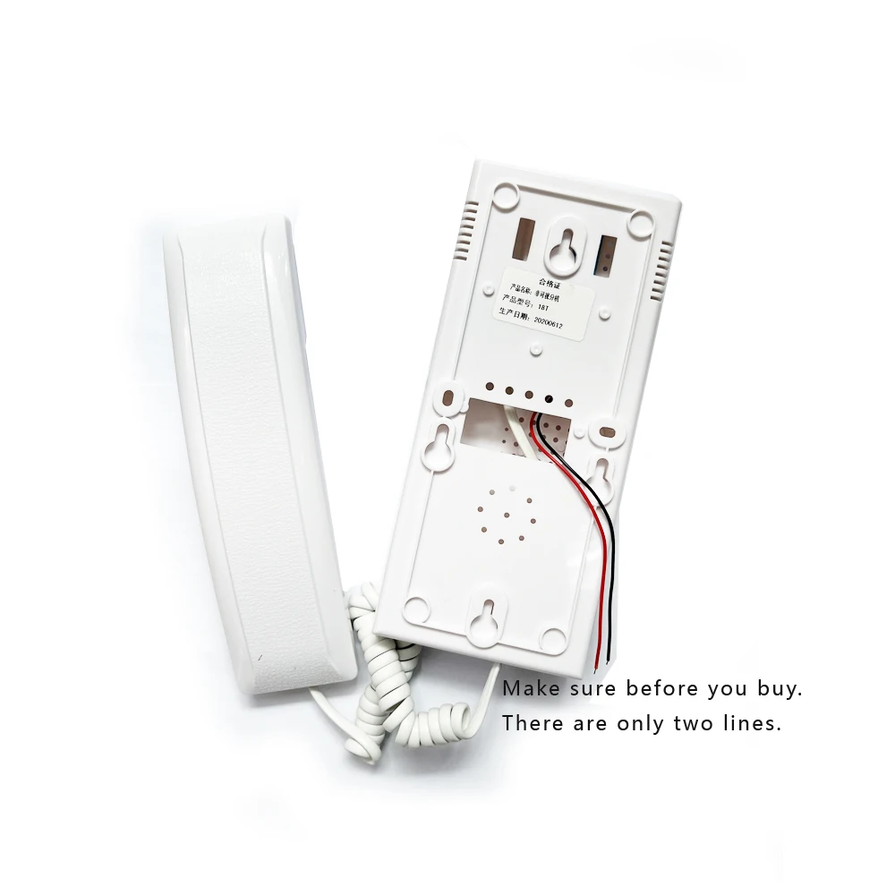 Top quality apartments intercom system home security audio door phone indoor unit Phone Intercom Doorbell System